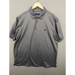 Tommy Bahama Polo Shirt Size XLarge Gray -0324C108